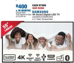 OK Furniture Samsung 4K Smart Digital LED TV offer
