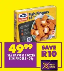 Shoprite SEA HARVEST FROZEN FISH FINGERS 400g offer