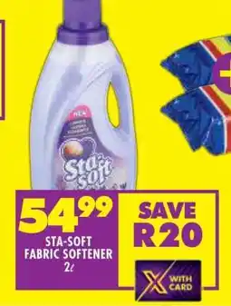 Shoprite STA-SOFT FABRIC SOFTENER 2ℓ offer