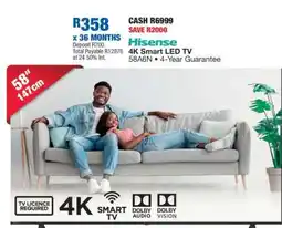 OK Furniture Hisense 4K Smart LED TV 58A6N offer