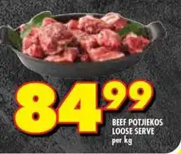 Shoprite BEEF POTJIEKOS (LOOSE SERVE) offer