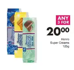 Save Henro Super Creams offer