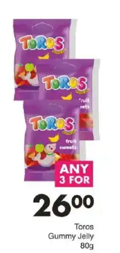 Save Toros Gummy Jelly offer