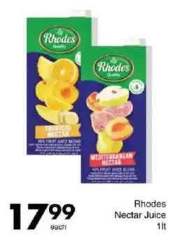 Save Rhodes Nectar Juice offer
