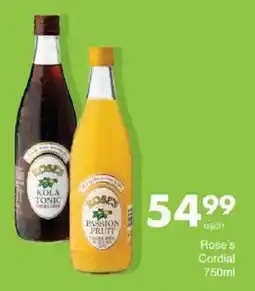 Save Rose's Cordial offer