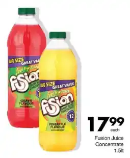 Save Fusion Juice Concentrate offer