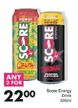 Save Score Energy Drink offer