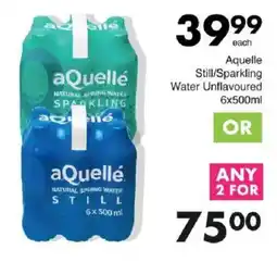 Save Aquelle Still/Sparkling Water Unflavoured offer