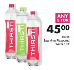 Save Thirsti Sparkling Flavoured Water offer