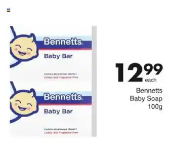 Save Bennetts Baby Soap offer