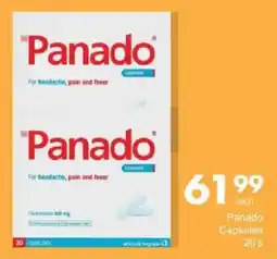 Save Panado Capsules offer
