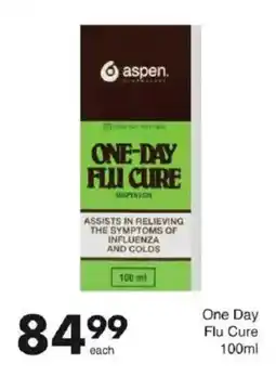 Save One Day Flu Cure offer