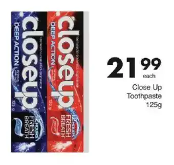 Save Close Up Toothpaste offer