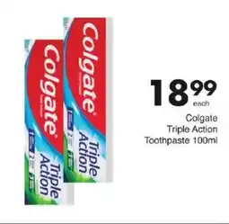Save Colgate Triple Action Toothpaste offer