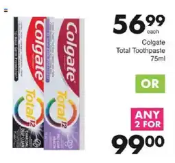 Save Colgate Total Toothpaste offer