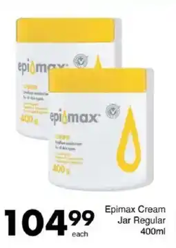 Save Epimax Cream Jar Regular offer