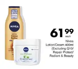 Save Nivea Lotion/Cream offer