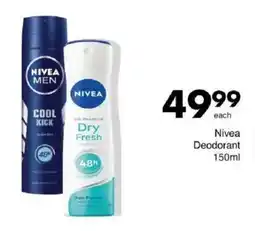 Save Nivea Deodorant offer
