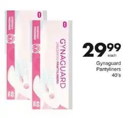 Save Gynaguard Pantyliners offer
