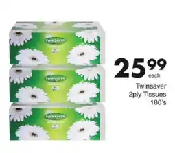 Save Twinsaver 2ply Tissues offer