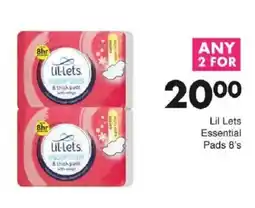 Save Lil Lets Essential Pads offer