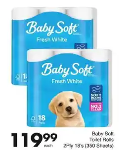 Save Baby Soft Toilet Rolls 2Ply offer