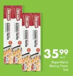 Save Supa Mama Baking Paper offer