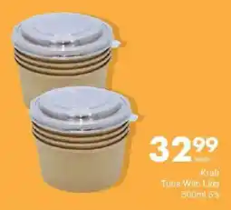 Save Kraft Tubs With Lids offer