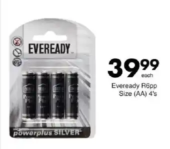 Save Eveready R6pp Size (AA) offer