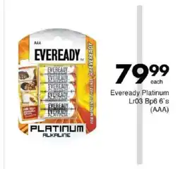 Save Eveready Platinum Lr03 Bp6 offer