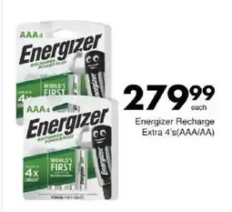 Save Energizer Recharge Extra offer