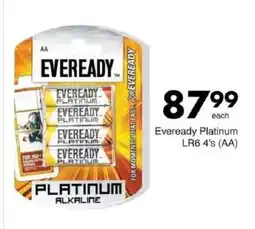 Save Eveready Platinum LR6 offer