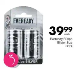 Save Eveready R20pp Blister Size D offer