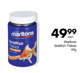 Save Marltons Goldfish Flakes offer