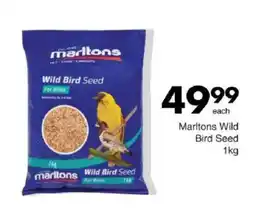 Save Marltons Wild Bird Seed offer
