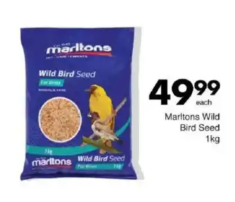Save Marltons Wild Bird Seed offer