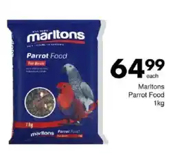 Save Marltons Parrot Food offer