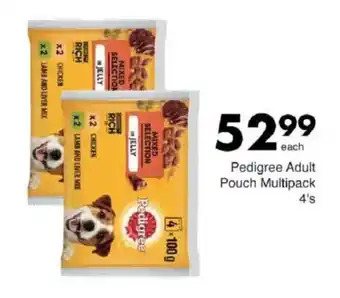 Save Pedigree Adult Pouch Multipack offer