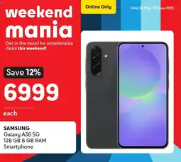 SAMSUNG Galaxy A36 5G 128 GB 6 GB RAM Smartphone