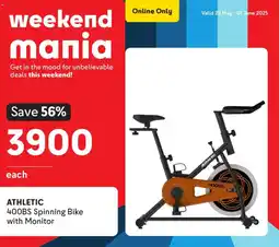 Makro ATHLETIC 400BS Spinning Bike with Monitor offer