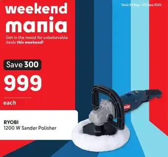Makro RYOBI 1200 W Sander Polisher offer