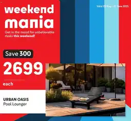 Makro URBAN OASIS Pool Lounger offer