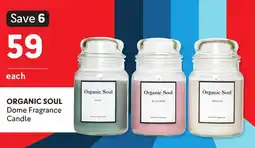 ORGANIC SOUL Dome Fragrance Candle