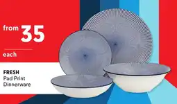 Makro FRESH Pad Print Dinnerware offer