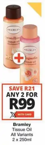 Checkers Hyper Bramley Tissue Oil All Variants offer