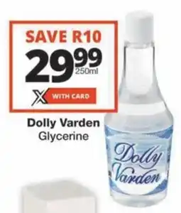 Checkers Hyper Dolly Varden Glycerine offer