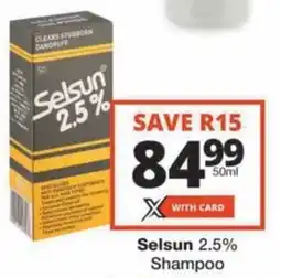 Checkers Hyper Selsun 2.5% Shampoo offer