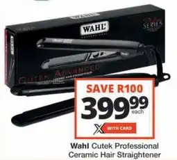 Checkers Hyper Wahl Cutek Professional Ceramic Hair Straightener offer