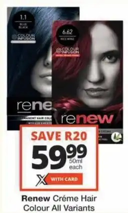 Checkers Hyper Renew Créme Hair Colour All Variants offer