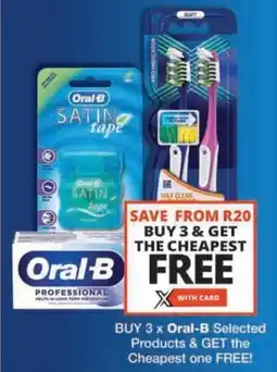 Buy Oral-B Selected Products & GET the Cheapest one FREE